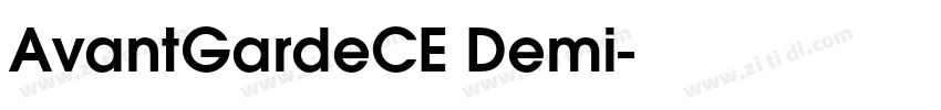 AvantGardeCE Demi字体转换